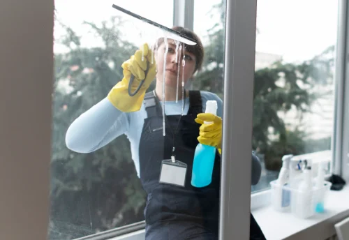 Nettoyage de vitres intérieures et extérieures à Épaney
